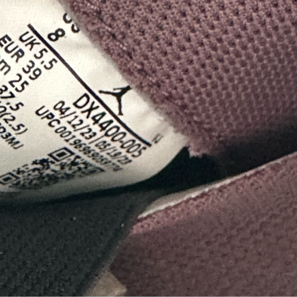 Women’s Nike Air Jordan 2 Retro Off Noir Sky K Mauve DX4400 005 Size 8 - Picture 14 of 14